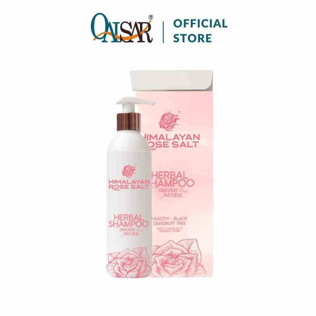 [Mã BMLTB200 giảm đến 100K đơn 499K] Dầu gội thảo dược Himalayan QAISAR Rose Salt loại bỏ gầu, nấm ngứa - 200ml