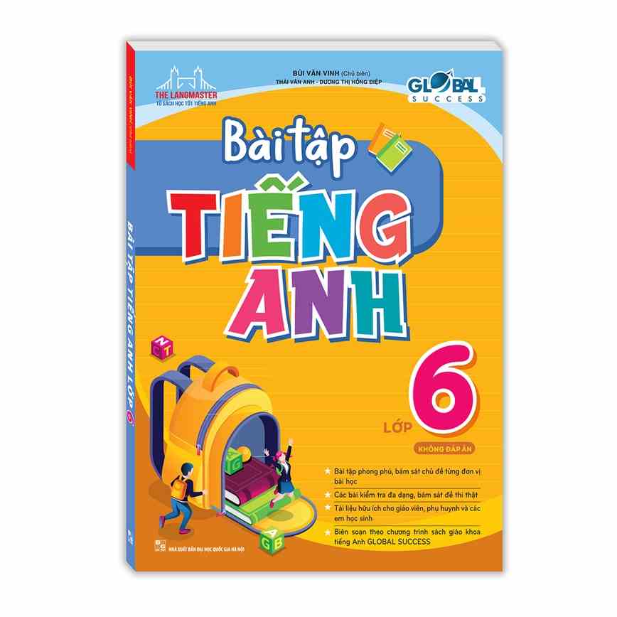 [Mã BMLTB35 giảm đến 35K đơn 99K] Sách - The langmasster bài tập tiếng anh lớp 6 (không đáp án)