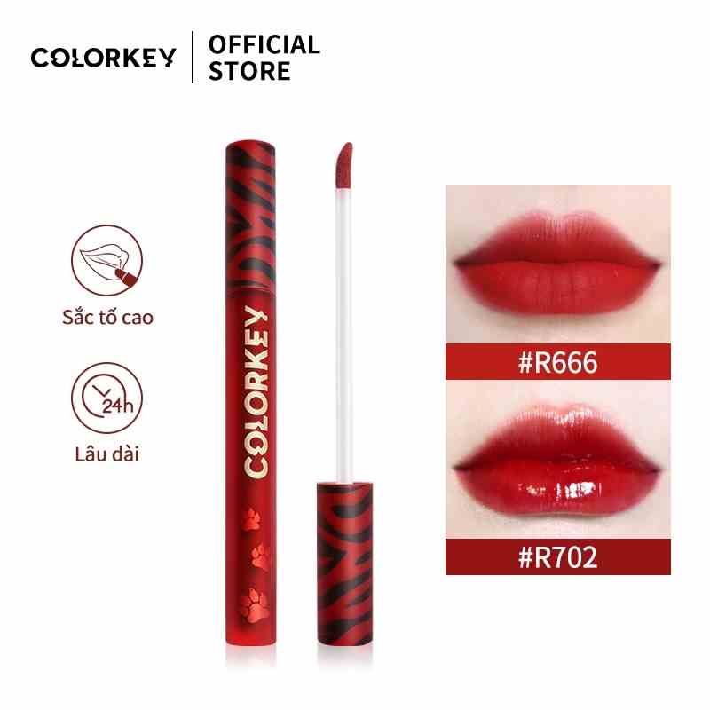 【COLORKEY】Son kem lì COLORKEY hiệu ứng gương màu sắc xinh xắn 1.7g