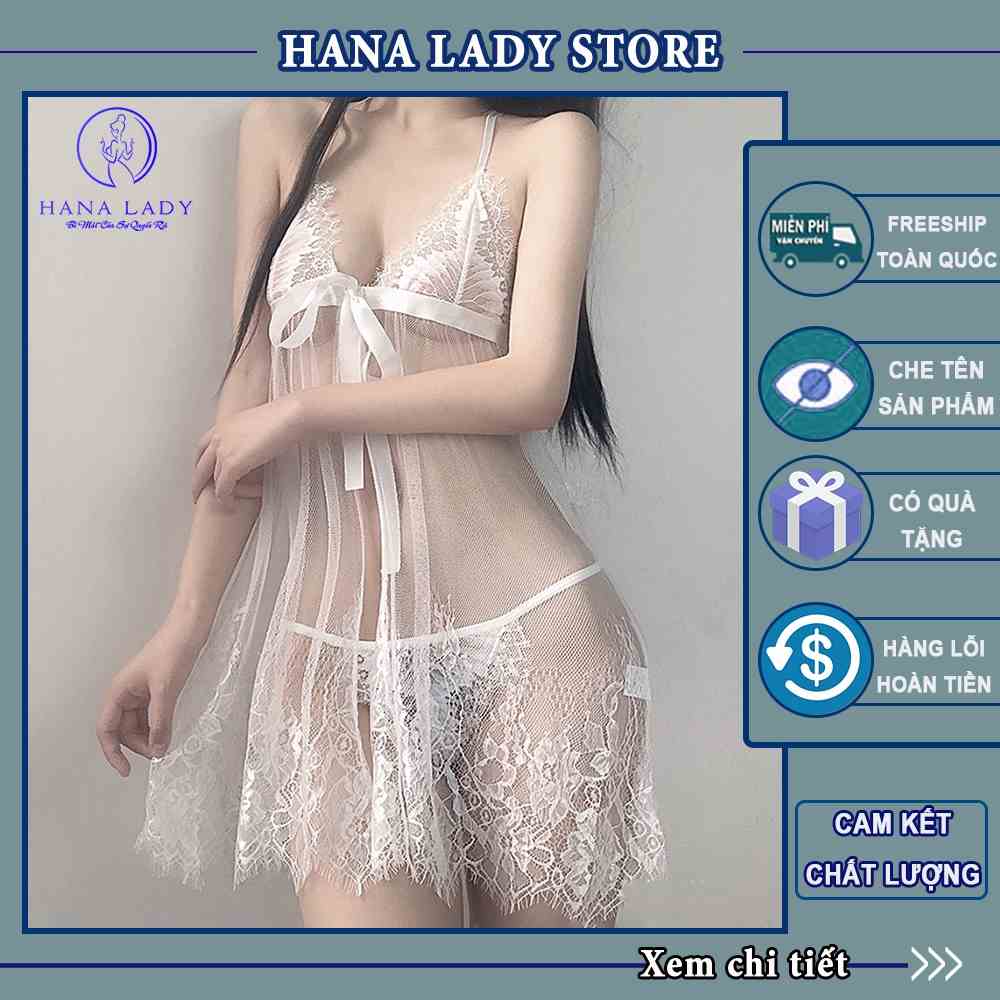 Váy xuyên thấu trong suốt sexy, đầm ngủ gợi cảm siêu mỏng V152