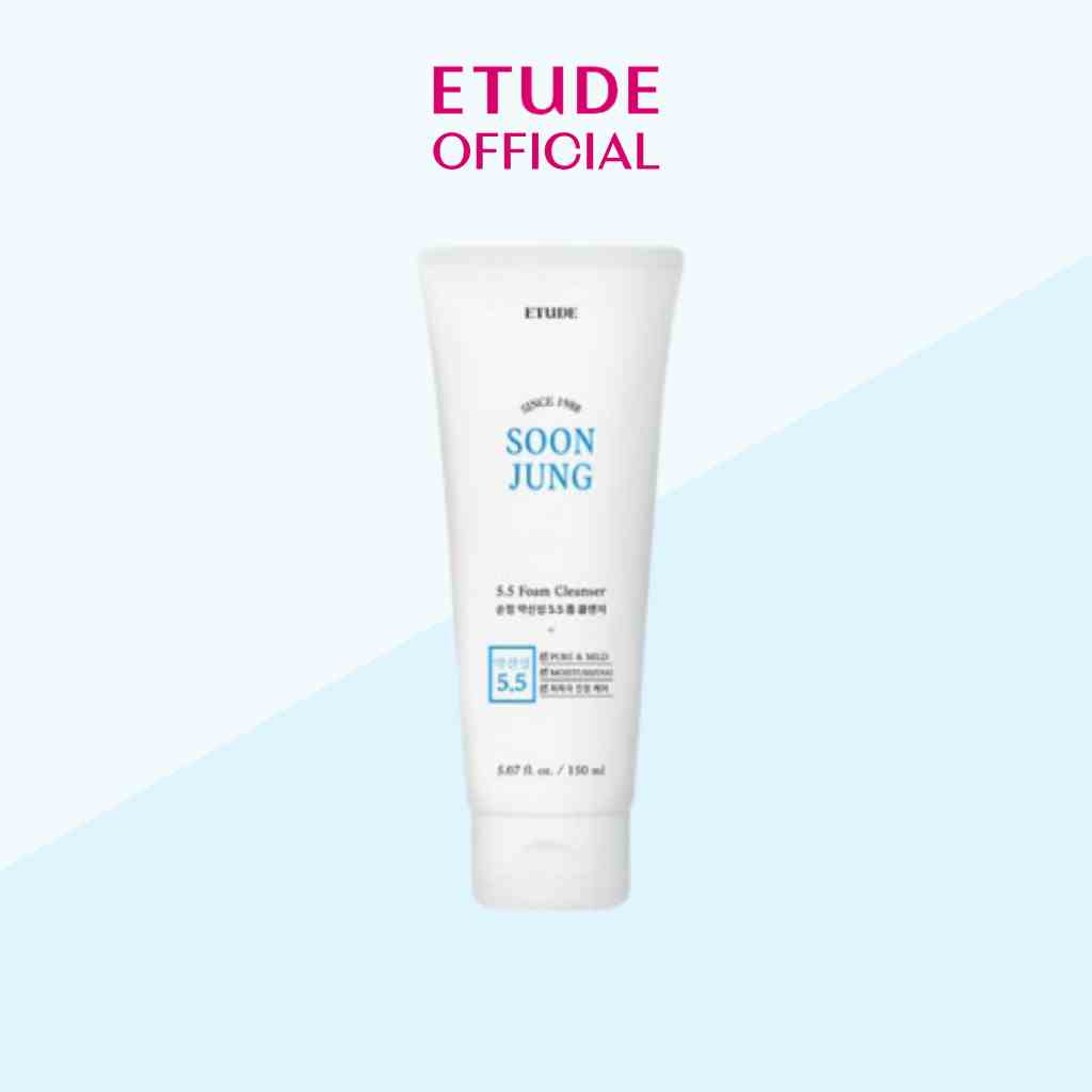 Sữa rửa mặt dưỡng ẩm dịu nhẹ ETUDE SoonJung 5.5 Foam Cleanser 150ml