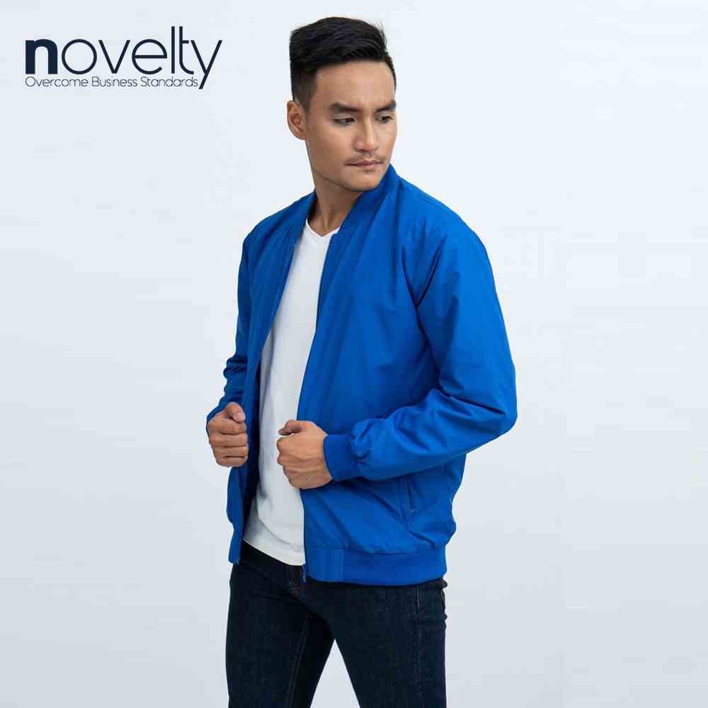 [Mã BMLTB35 giảm đến 35K đơn 99K] Áo Jacket nam Novelty 02 lớp màu xanh Coban 1806502