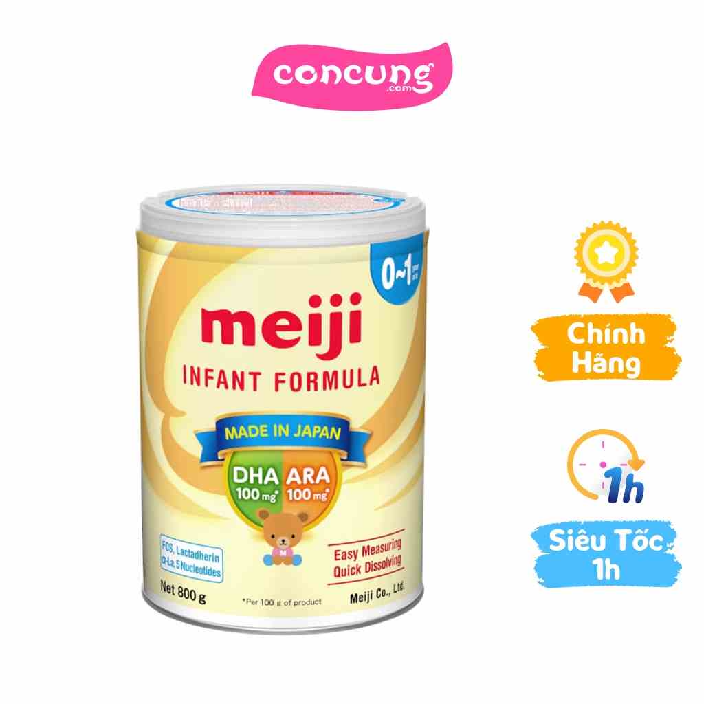 Sữa Meiji Infant Formula cho bé từ 0-12 tháng 800g