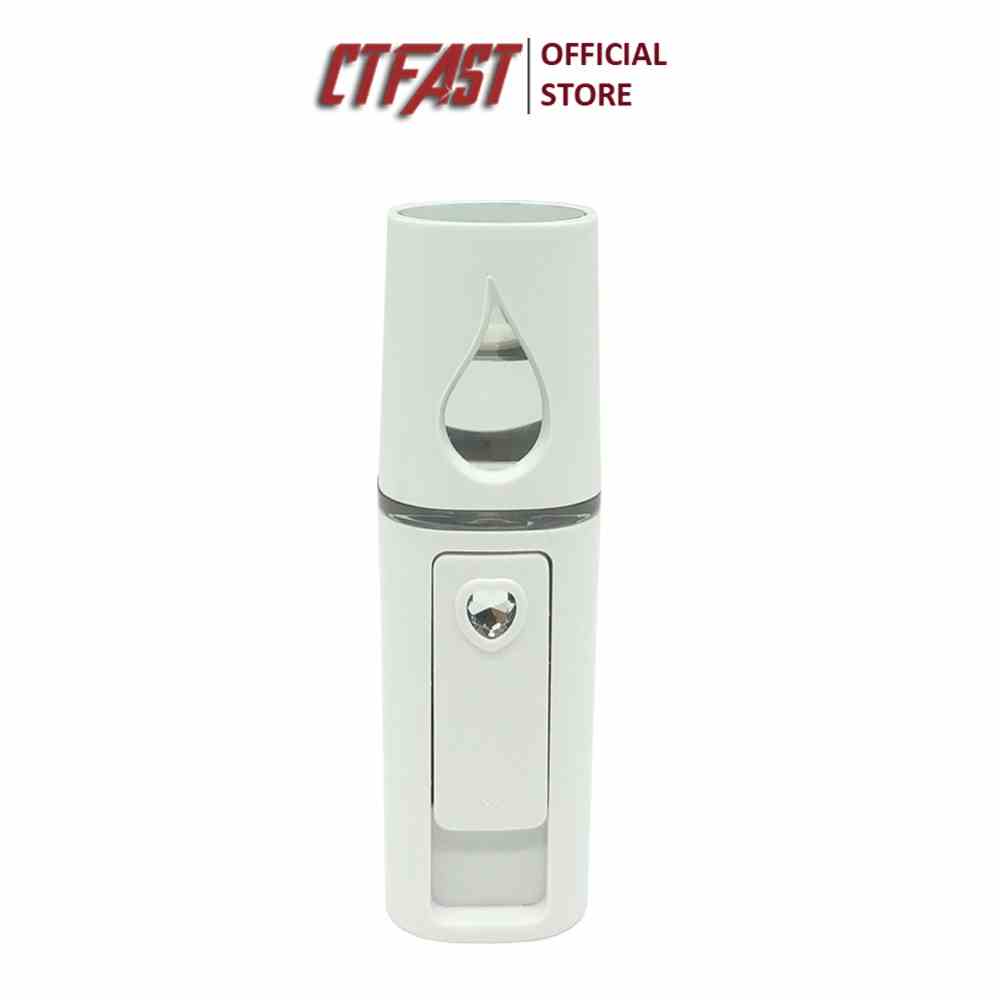 [Mã BMLTB200 giảm đến 100K đơn 499K] Máy phun sương cầm tay mini CTFAST dung tích 20ml, cấp ẩm cho da, sạc USB di động