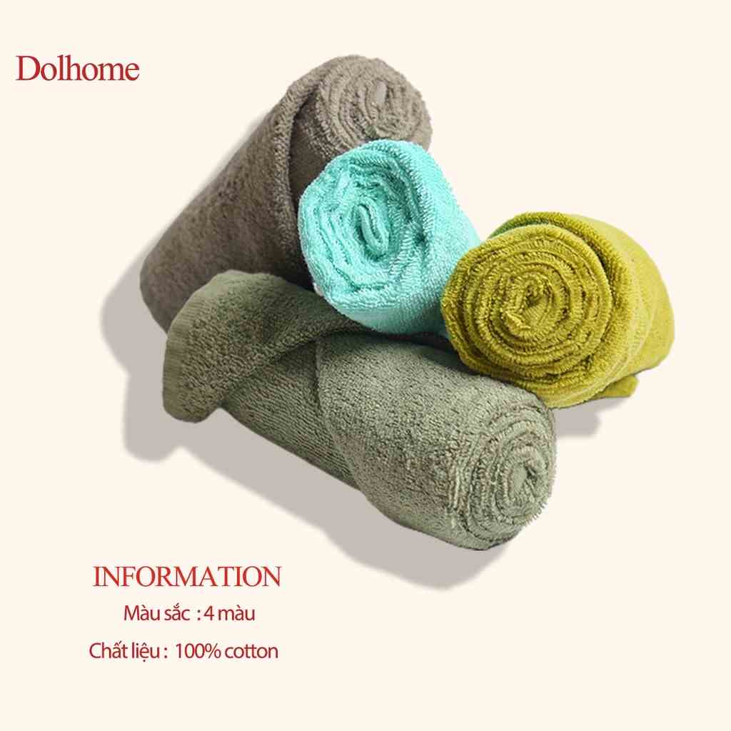 Khăn tắm Dolhome 100% cotton thấm hút mồ hôi kích thước 34x80cm phù hợp tập luyện thể thao-22577