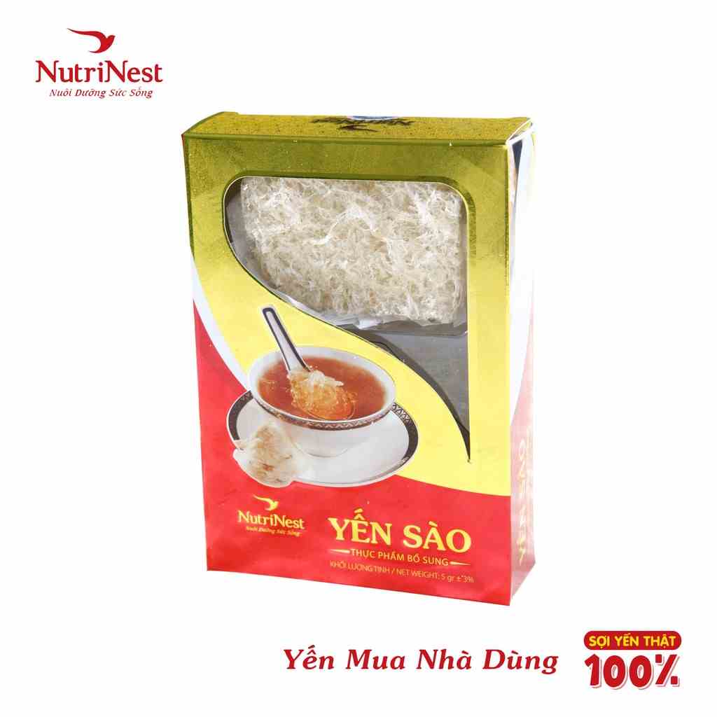 Tổ Yến Sào Tinh Chế Sợi - NUTRINEST - Miếng 5g