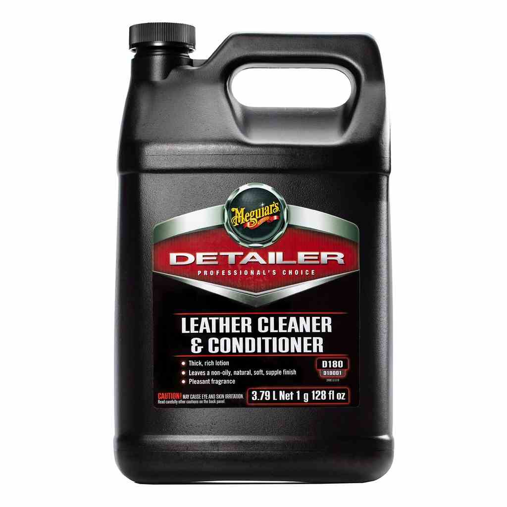 Meguiars Sản phẩm làm sạch và dưỡng da xe hơi - Leather Cleaner & Conditioner - D18001, 3.79 L