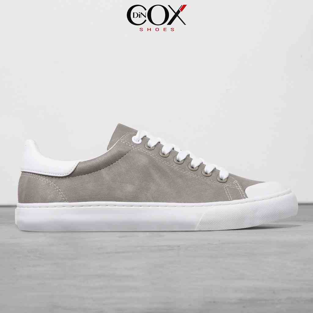 [Mã BMLTA35 giảm đến 35K đơn 99K] Giày Sneaker Da Nam DINCOX C13 Cách Điệu Sáng Tạo Grey/White