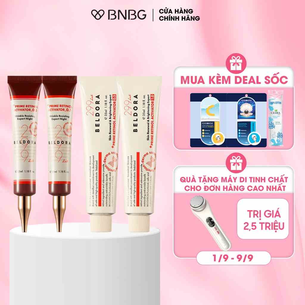 Kem Dưỡng Retinol Beldora 299 Prime Chống Lão Hóa, Ngăn Ngừa Nếp Nhăn 35ml