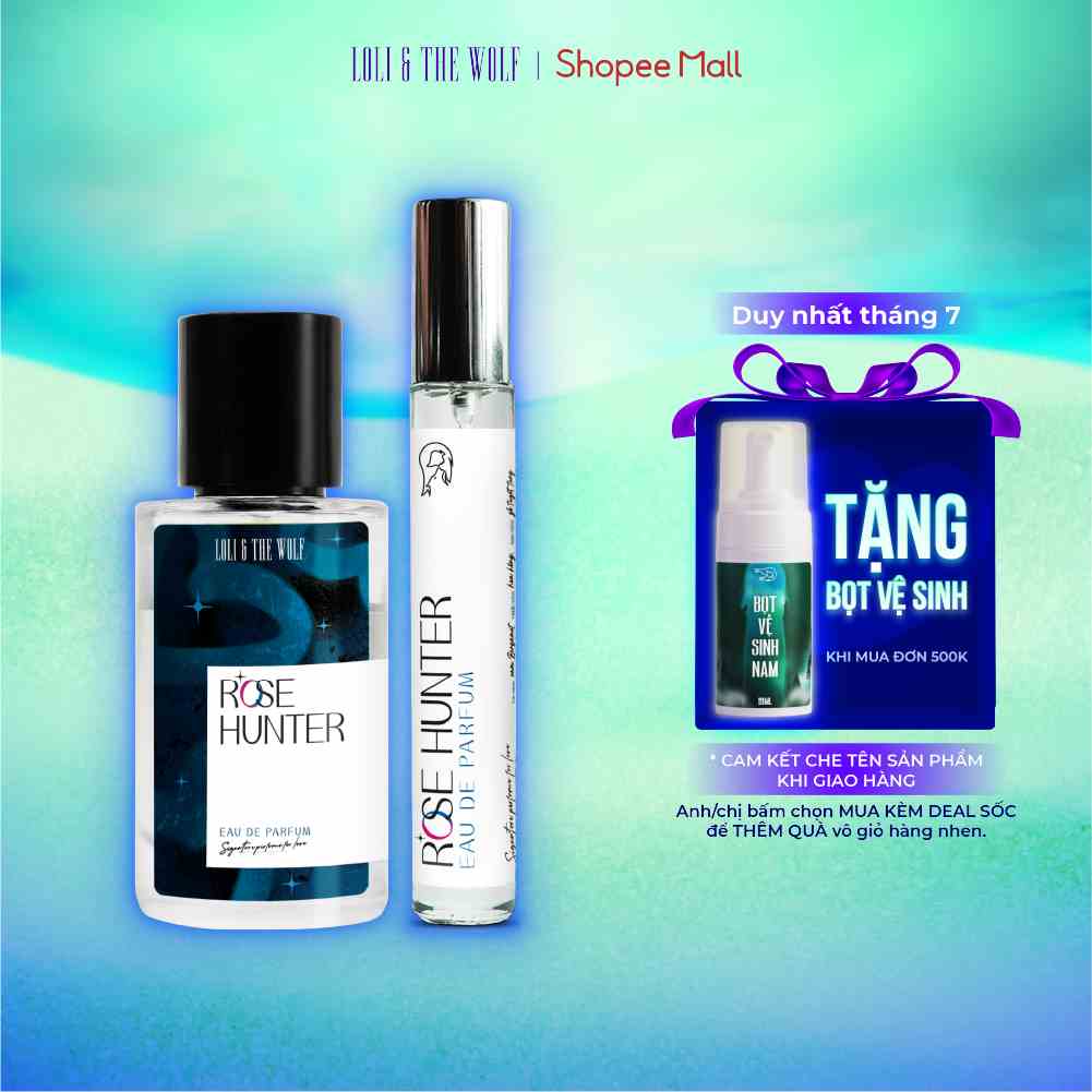 Nước Hoa Nam Loli And The Wolf Rose Hunter Thơm Lâu Chính Hãng Chai 10ml, 50ml