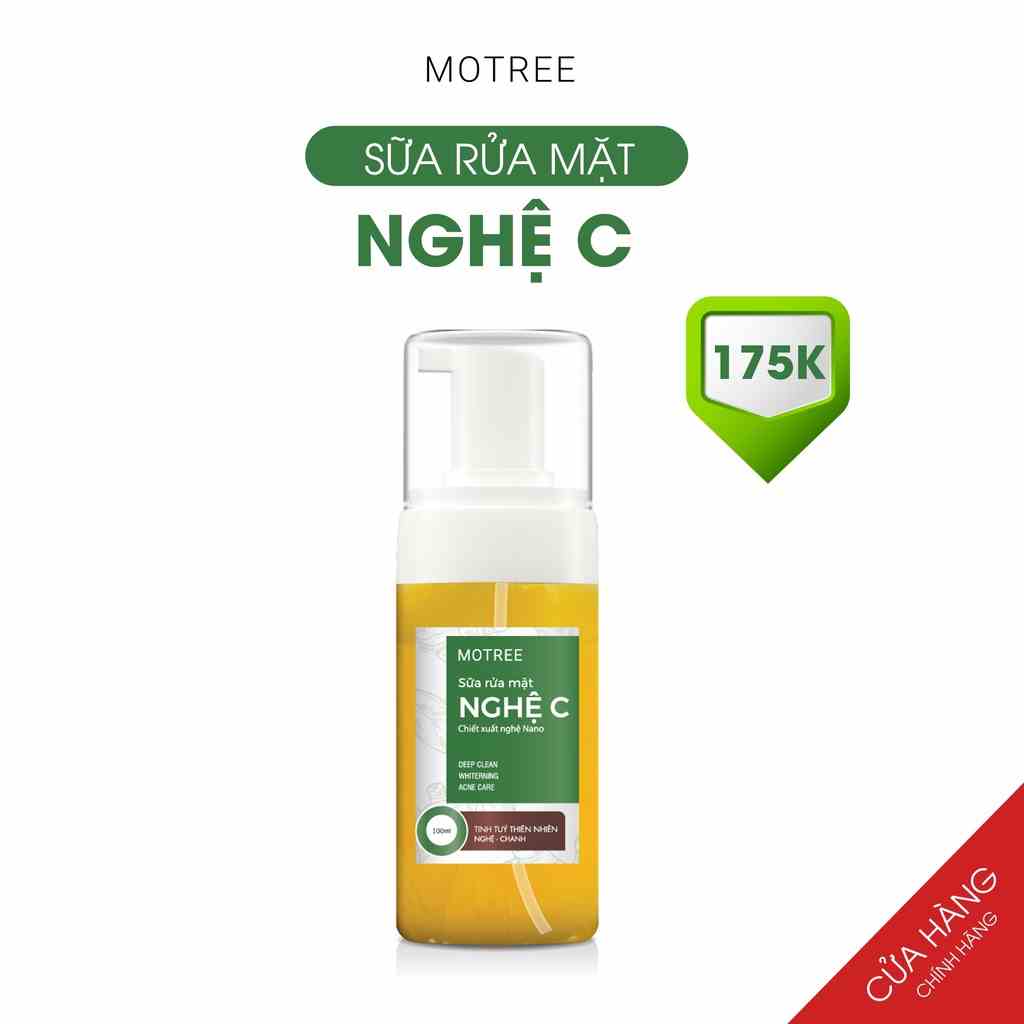 [Mã BMLTB200 giảm đến 100K đơn 499K] Sữa rửa mặt NGHỆ C MOTREE 100ml.