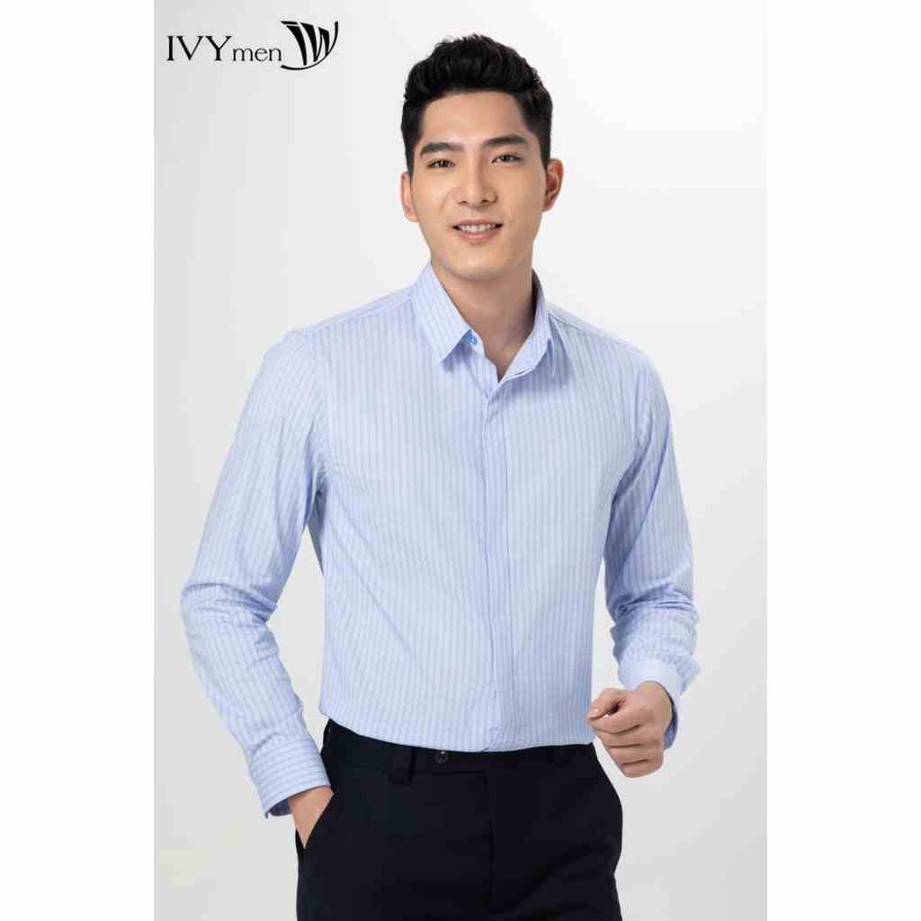 Áo sơ mi nam kẻ mờ IVY moda MS 17E3288