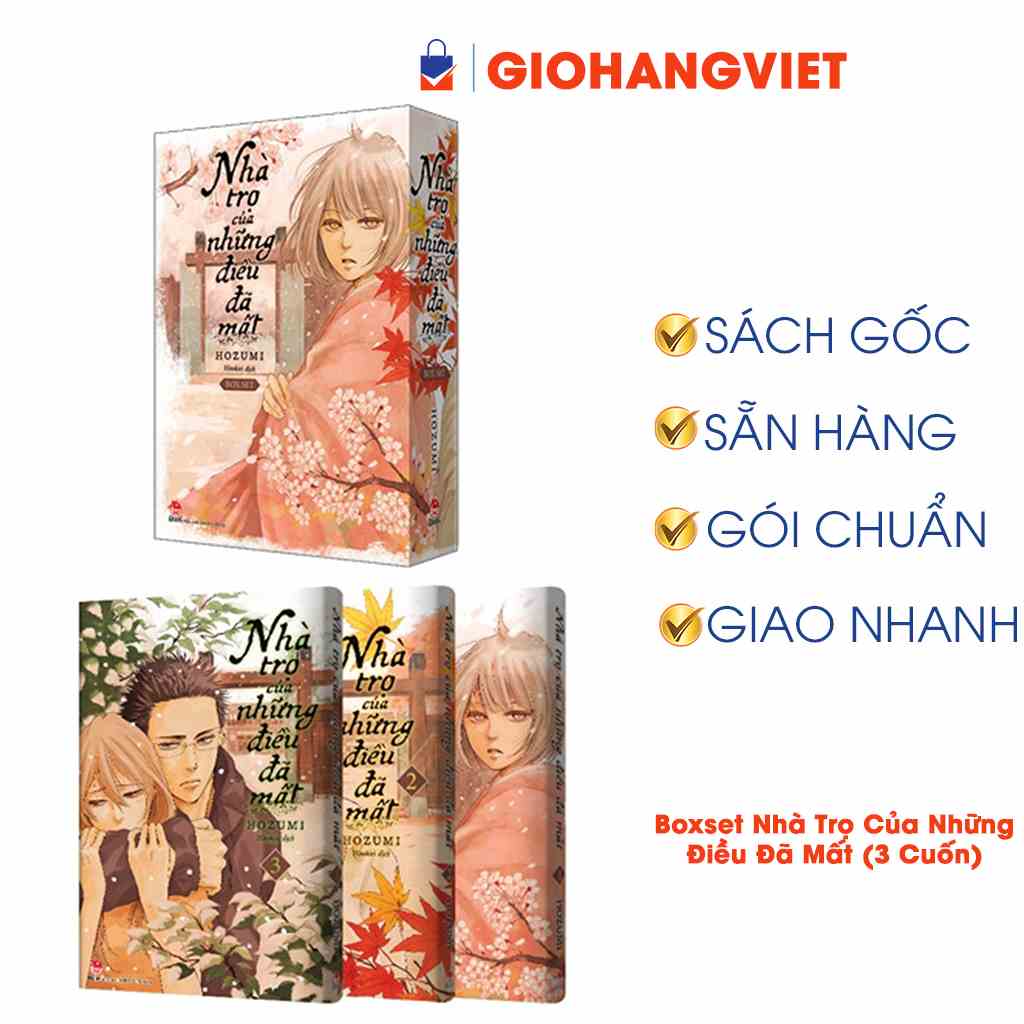 Truyện tranh -Boxset Nhà Trọ Của Những Điều Đã Mất (3 Cuốn)