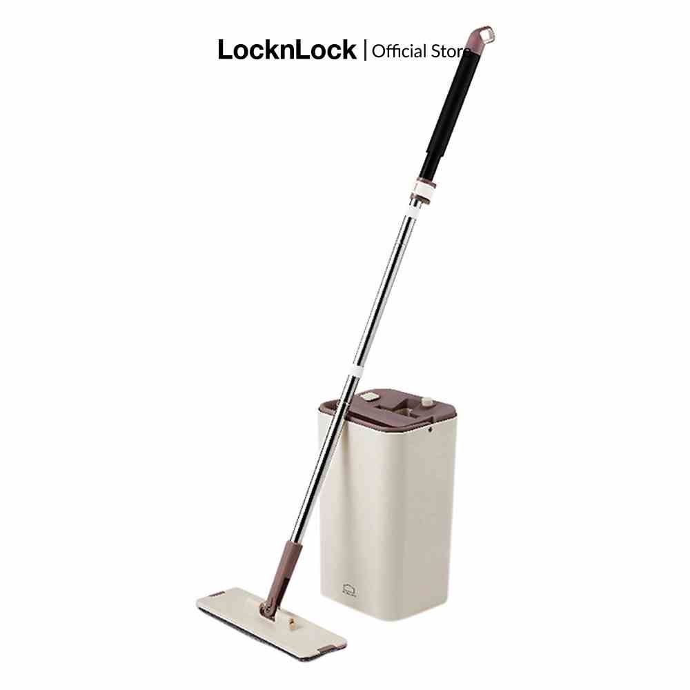 [Mã LIFEMC07CBAU giảm 50k đơn 350k] Bộ Cây Lau Nhà Lock&Lock Squeeze Flat Mop [ETM471]