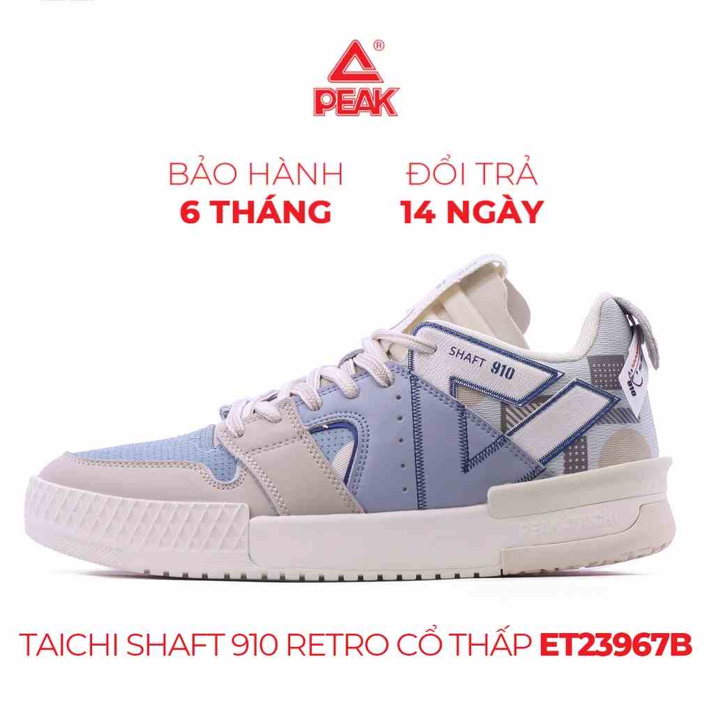 Giày thể thao Nam PEAK Taichi Shaft 910 Retro cổ thấp ET23967B