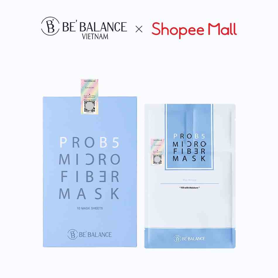 Mặt nạ BEBALANCE Pro B5 Micro Fiber Mask (1 hộp/ 10 miếng)