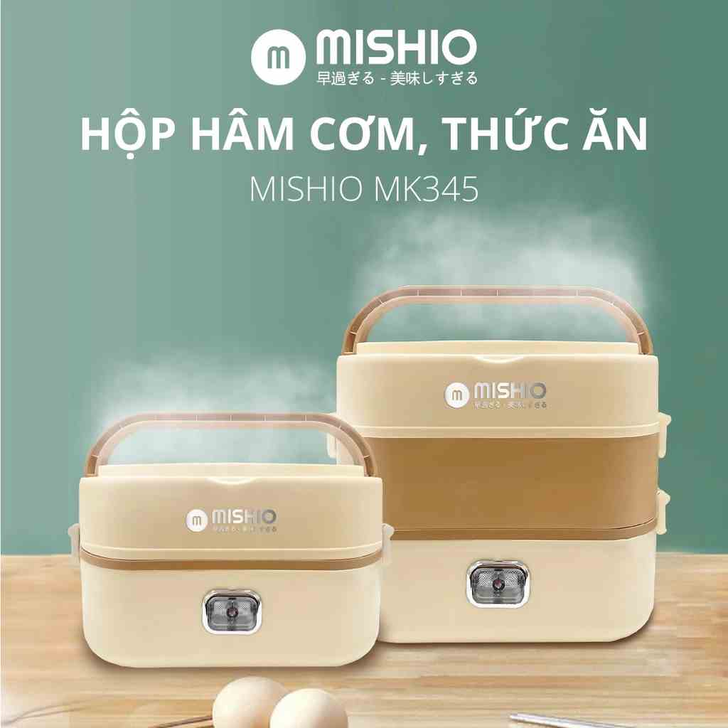 [Mã BMLTB35 giảm đến 35K đơn 99K] Hộp Hâm Nóng Thực Phẩm MISHIO MK317 Dành Cho Văn Phòng - Hàng Chính Hãng