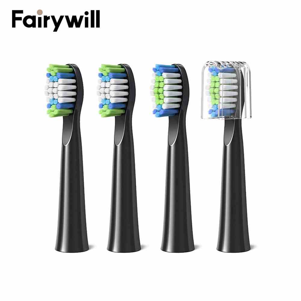 Set 4 đầu bàn chải thay thế Fairywill cho bàn chải điện Fairywill E11 E10 E6