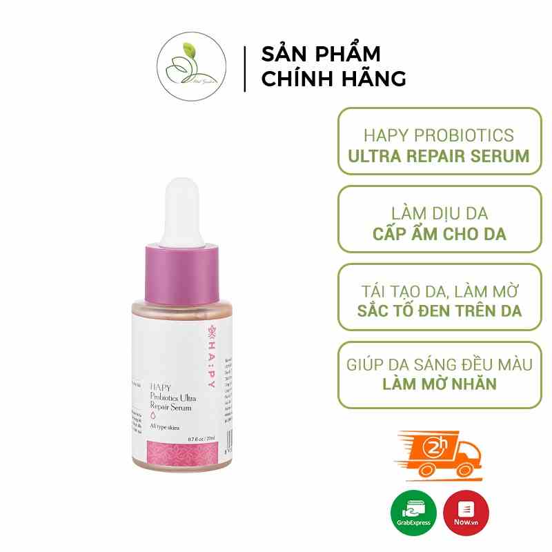 Serum tinh chất phục hồi tái tạo da ha:py minigarden  PROBIOTICS ULTRA REPAIR SERUM 20ml làm mờ nhăn  PV1028