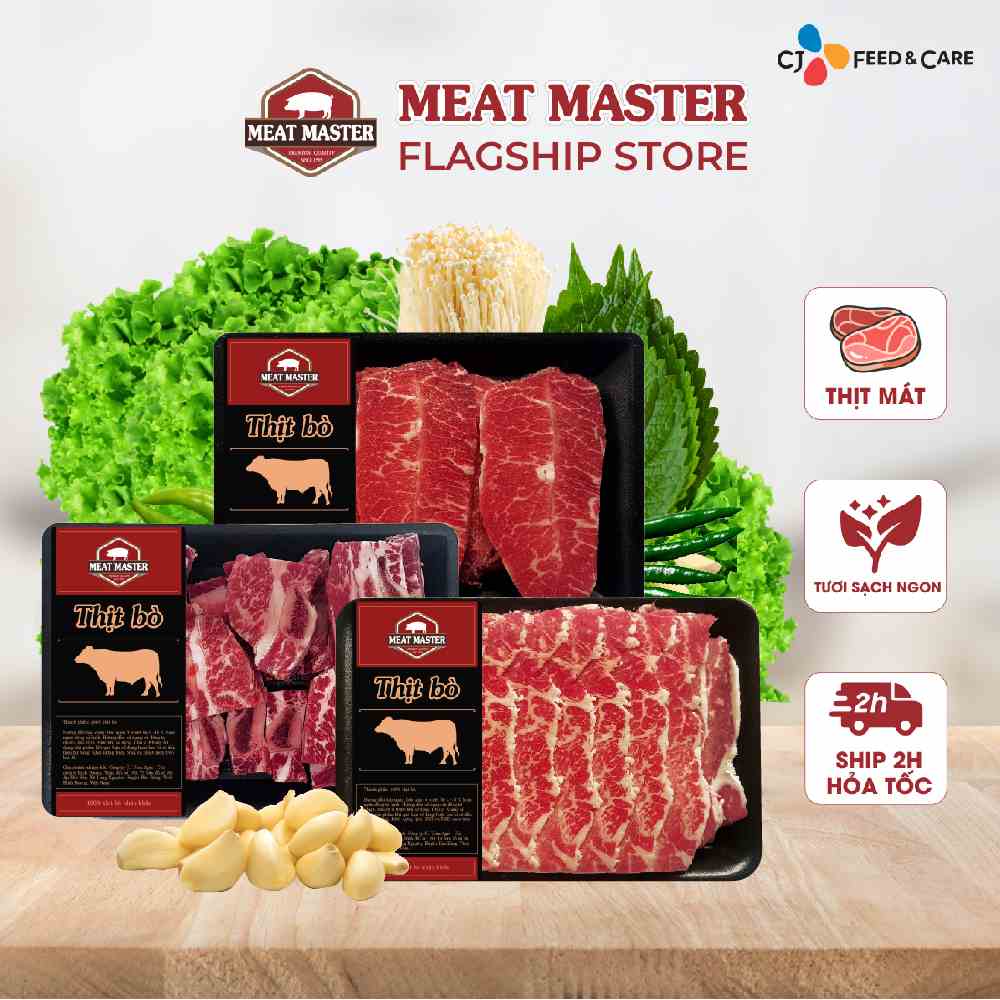 [Mã BMLTB200 giảm đến 100K đơn 499K] Combo Bò BBQ Đặc Biệt Meat Master