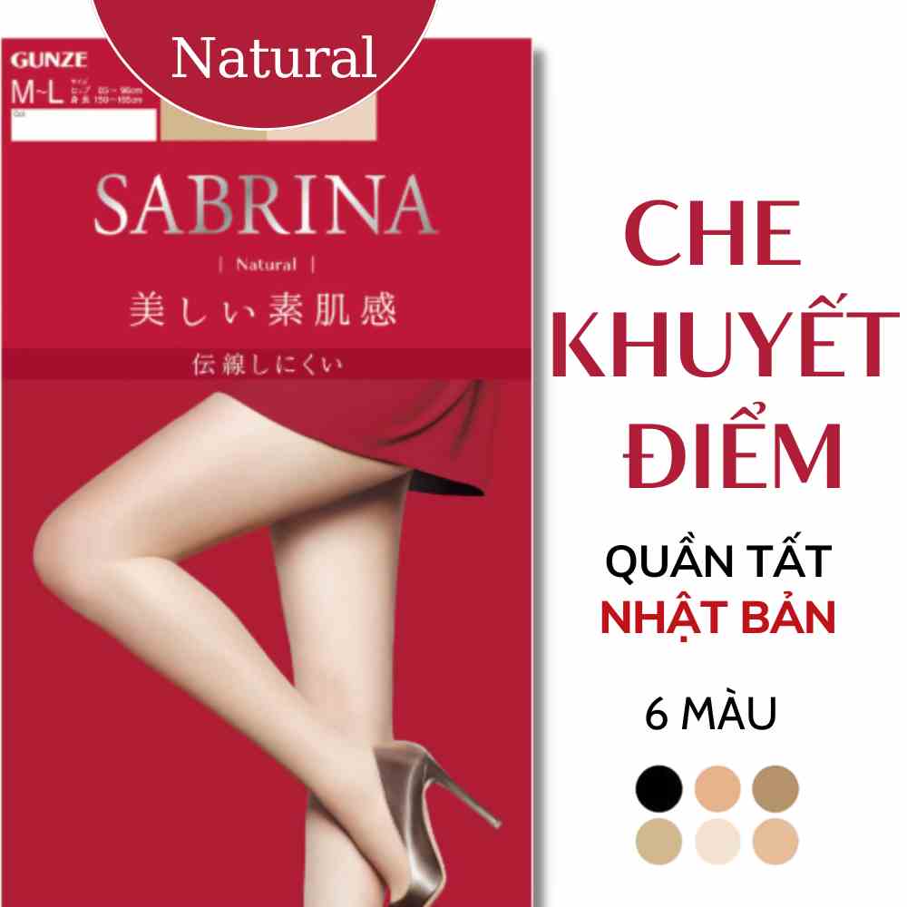 Quần tất Che khuyết điểm siêu dai Quần tất nữ Nhật Bản SABRINA siêu dai siêu bền sợi vải đàn hồi co giãn tốt có bảo hộ