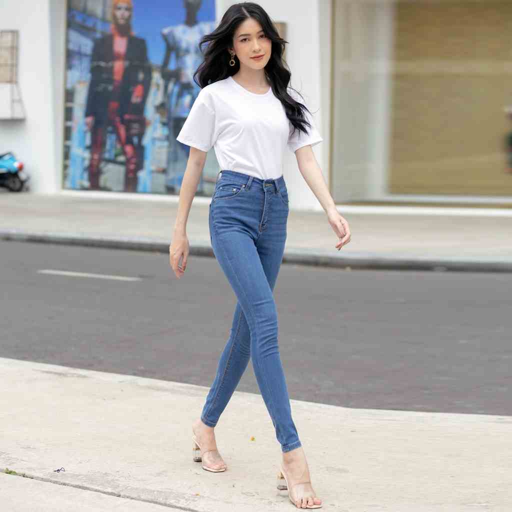 Quần Jean Repreve Skinny Lưng Cao Thân Thiện Môi Trường Aaa Jeans