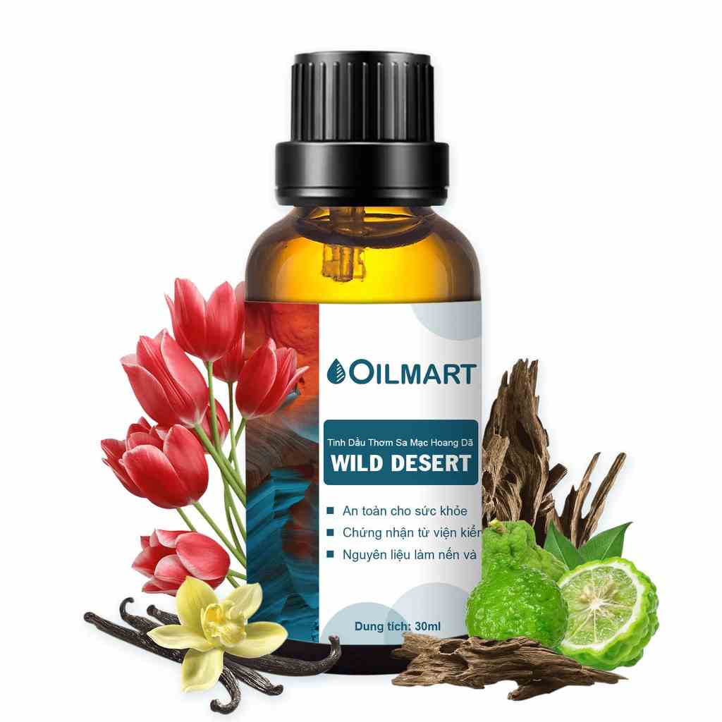 [Mã BMLTB35 giảm đến 35K đơn 99K] Tinh Dầu Thơm Oilmart Wild Desert Essential Oil Blend Sa Mạc Hoang Dã 10/30ml