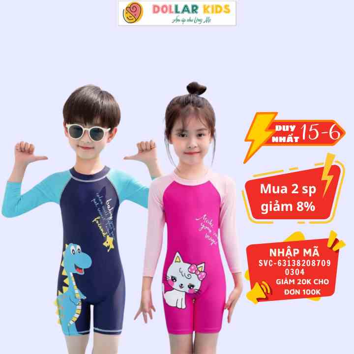 Đồ Bơi Liền Thân Trẻ Em Dollar Kids Cho Bé Từ 10kg Đến Size Đại