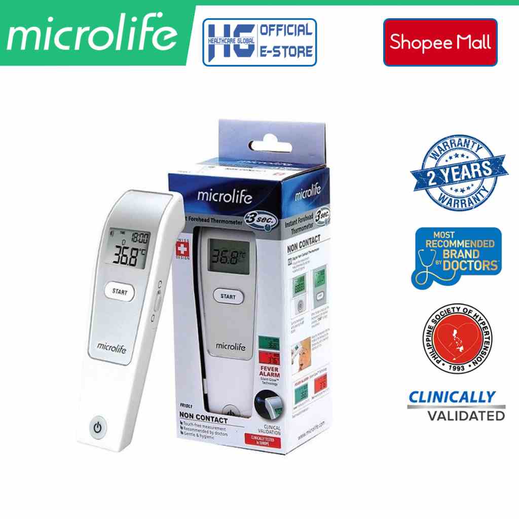 Nhiệt Kế Hồng Ngoại Đo Trán Microlife FR1MF1 | Đo Nhanh , Chính Xác Trong 1 Giây - Bảo Hành 24 Tháng