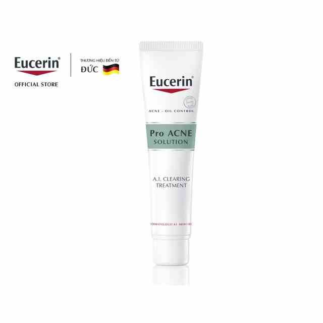 Gel giảm mụn sau 1 tuần Eucerin Pro Acne A.I. Clearing Treatment 40ml