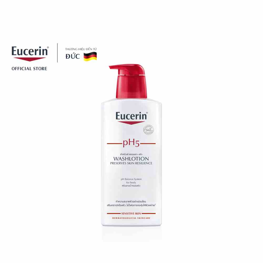 Sữa tắm cho da nhạy cảm Eucerin pH5 Washlotion 400ml