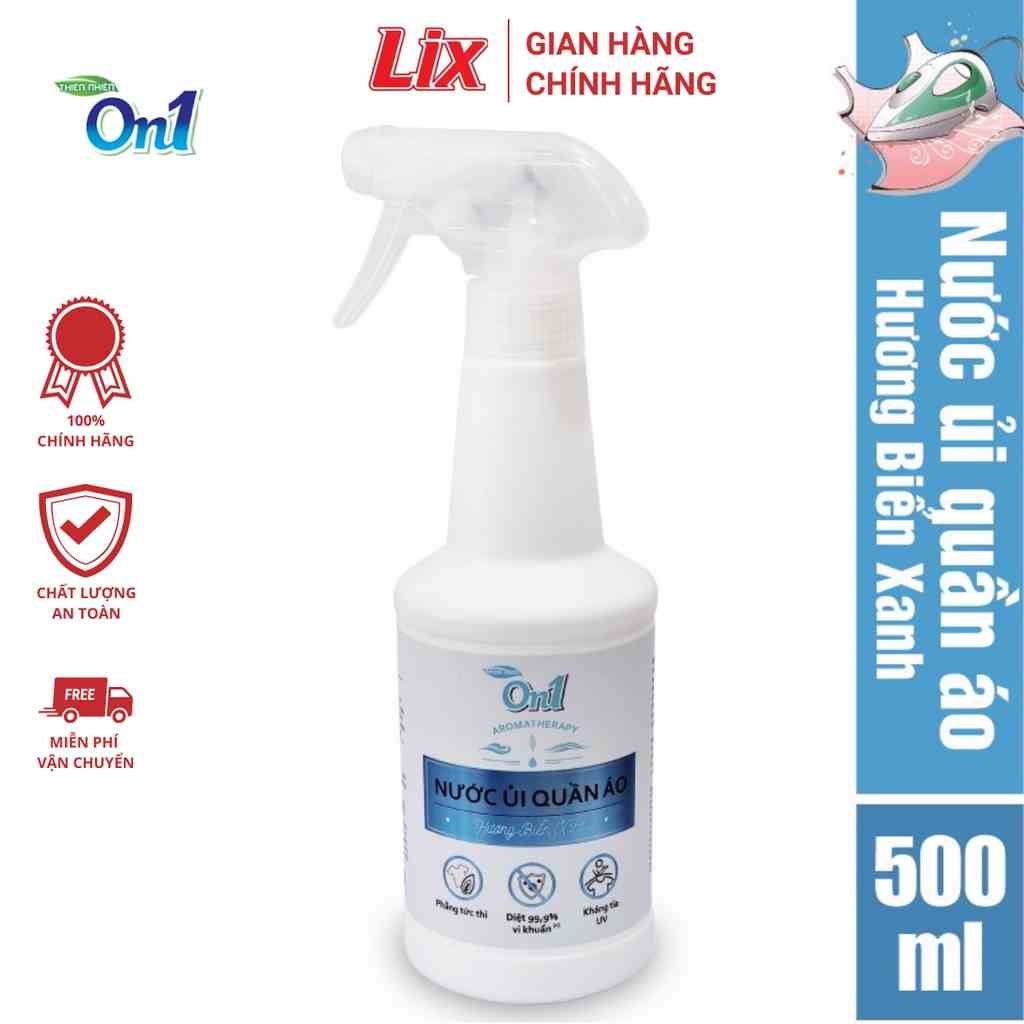 Nước xịt ủi thơm quần áo On1 N6801, giúp ủi quần áo nhanh chóng, phẳng phiu với hương biển dịu nhẹ 500ML Lixco Việt Nam