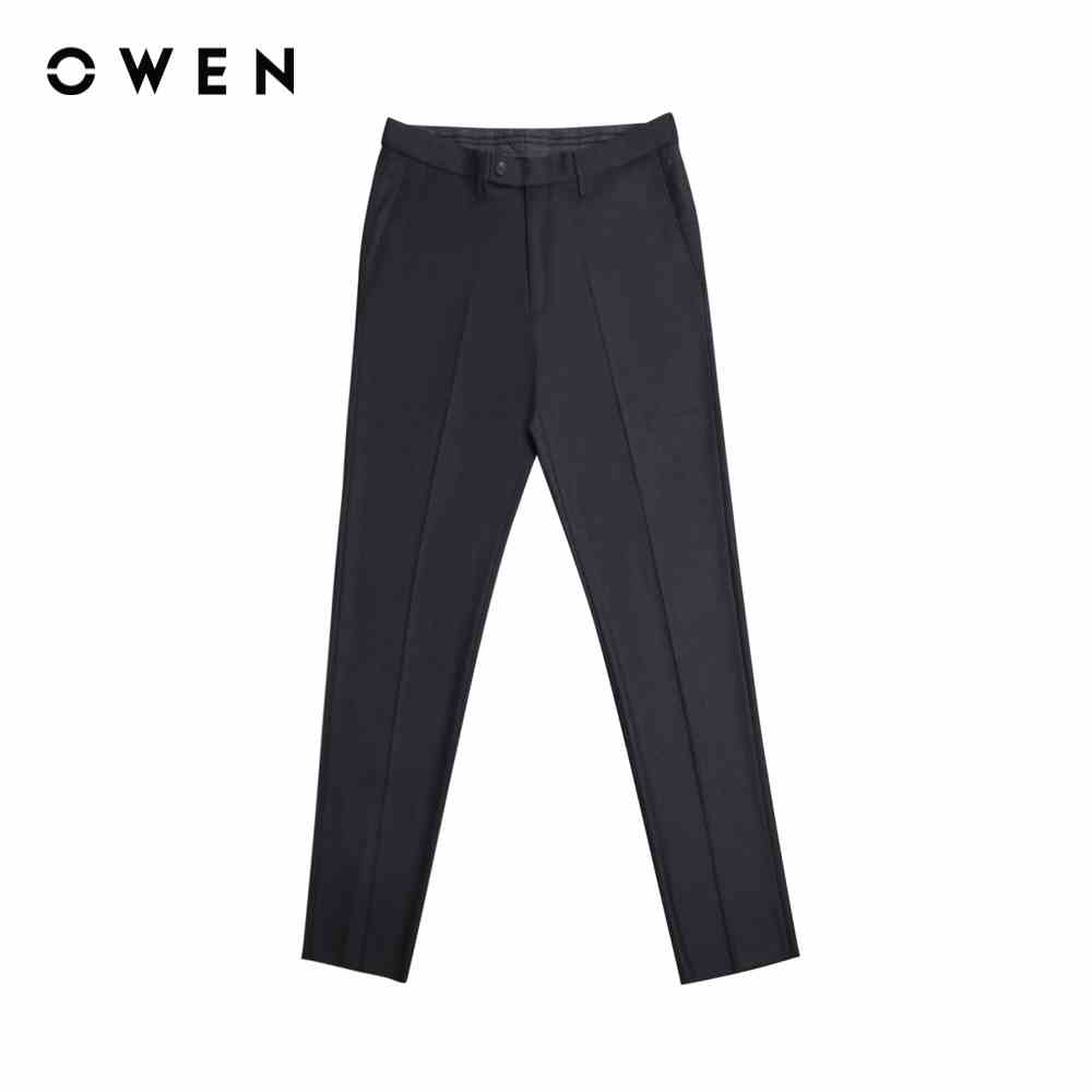 OWEN - Quần tây nam Nano Regular Fit màu Ghi - QR220675