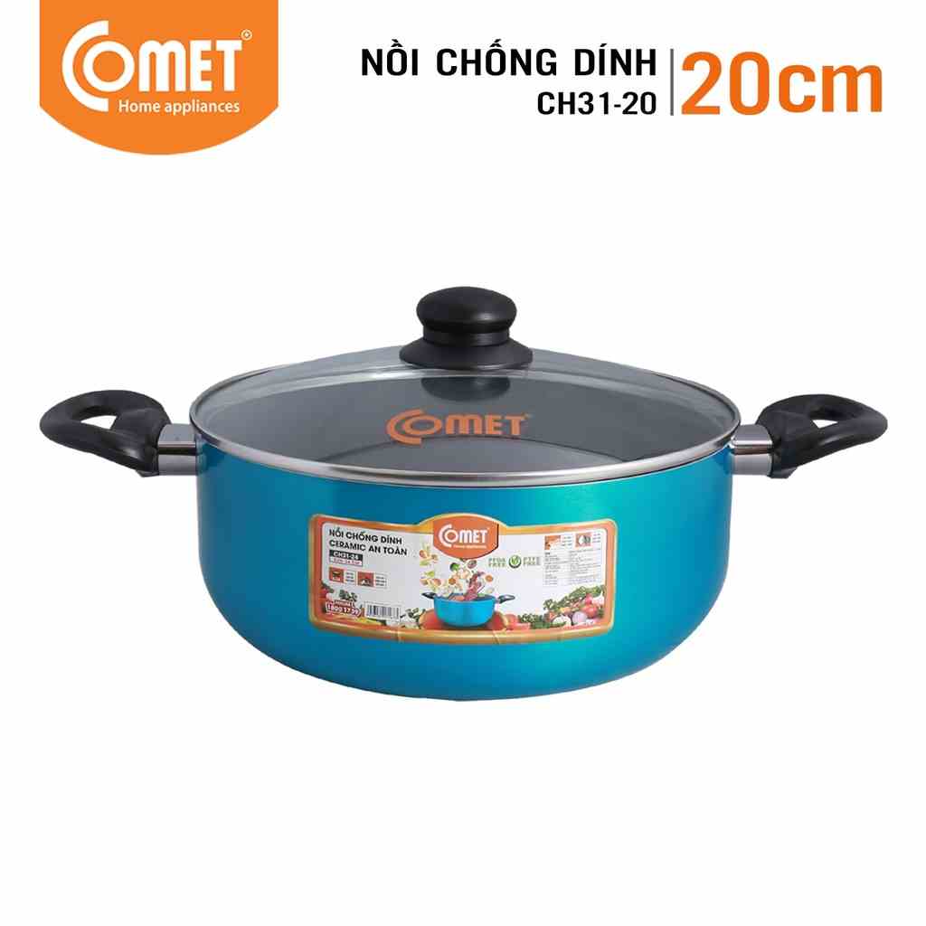 Nồi chống dính Ceramic an toàn Comet CH31-20