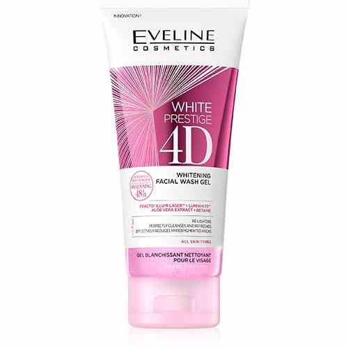 Gel rửa mặt trắng da Eveline White Prestige 4D_200ml