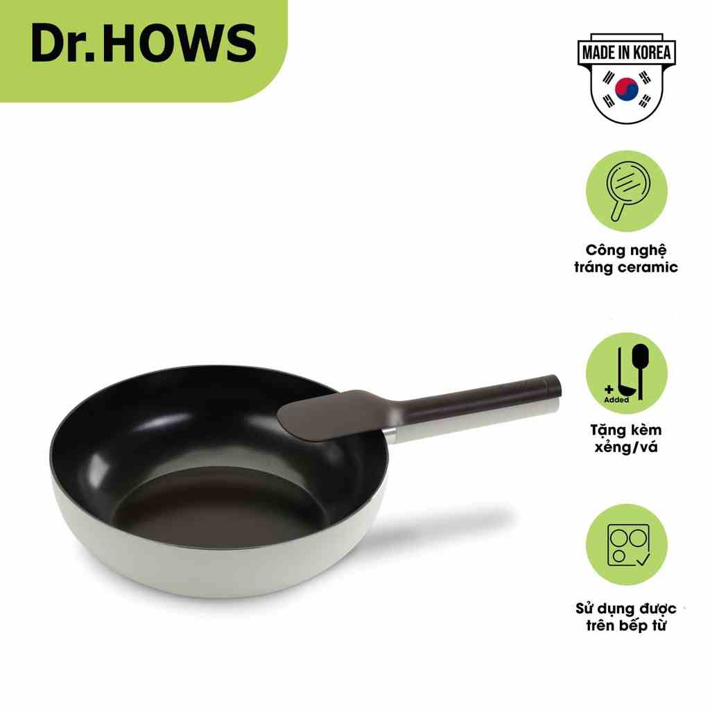 [Mã BMLTB200 giảm đến 100K đơn 499K] Chảo xào chống dính Dr.HOWS Lumi Wok Pan 30cm