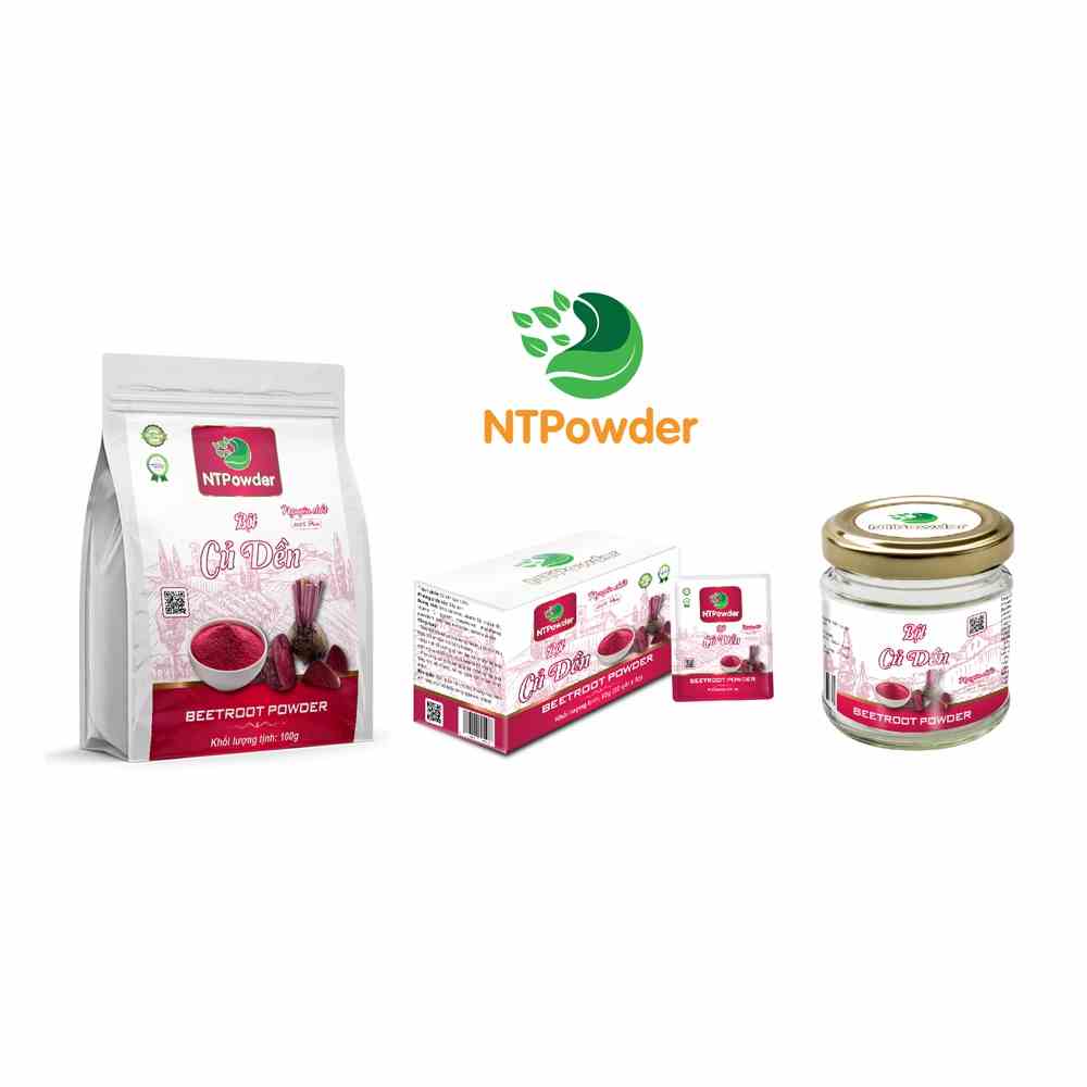 [Mã BMLTB35 giảm đến 35K đơn 99K] Bột Củ Dền sấy lạnh nguyên chất NTPOWDER 100g / 60g / 50g - Nhất Tín Food