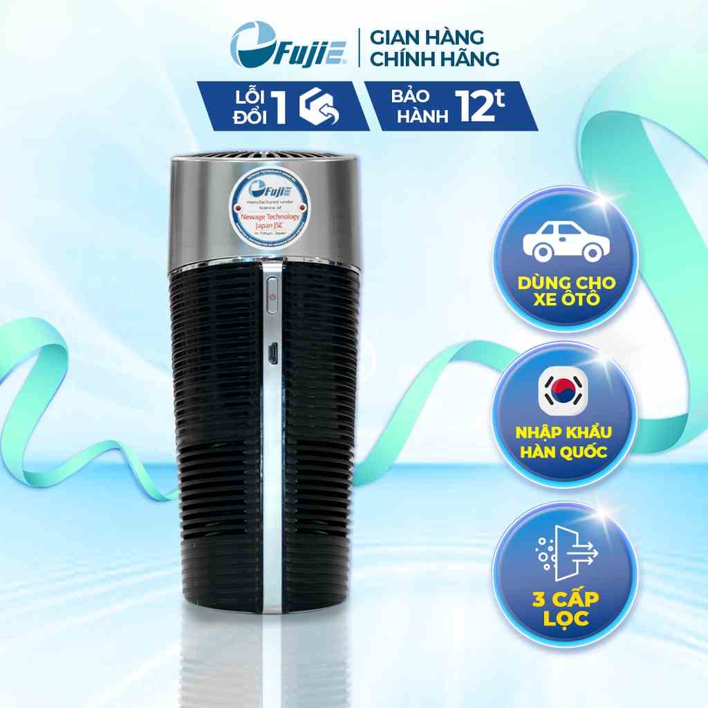 Máy lọc không khí FujiE AP100 thích hợp dùng trên xe hơi - màng lọc E2F lọc được 99.99% bụi mịn - công nghệ Nhật