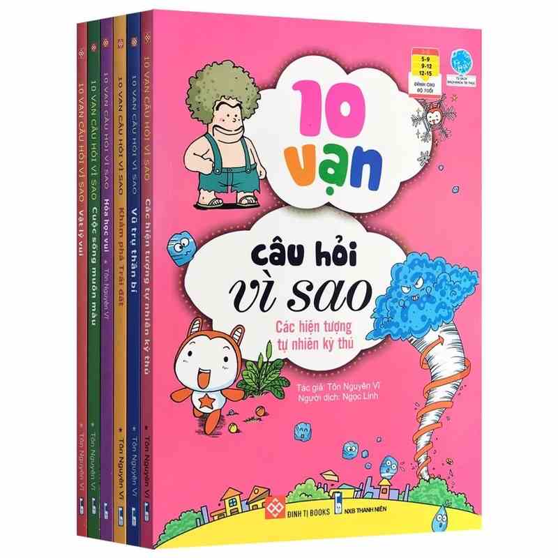 Sách - 10 vạn câu hỏi vì sao (Nhiều chủ đề)