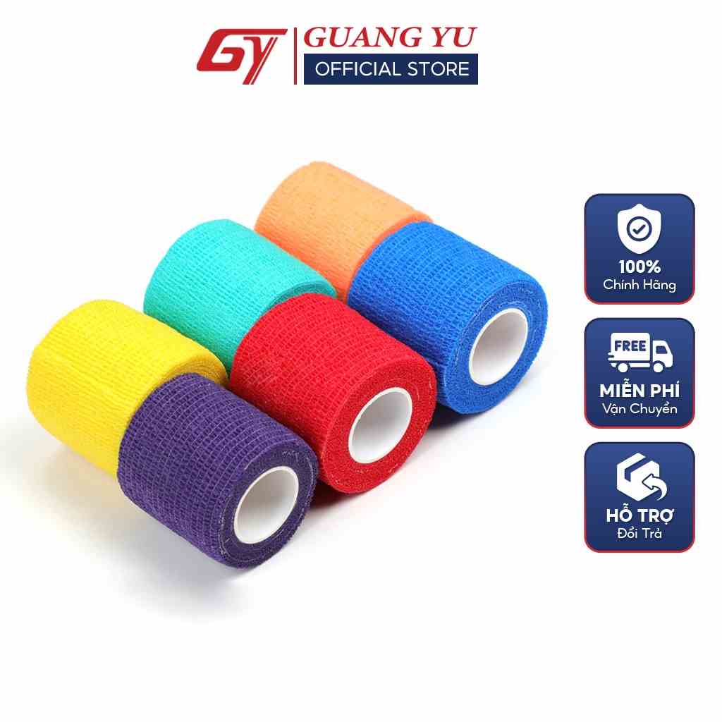 Băng Keo Thể Thao GUANG YU Quấn Cố Định Cổ Chân Cổ Tay Bảo Vệ Chống Chấn Thương Khi Đá Bóng Chơi Thể Thao