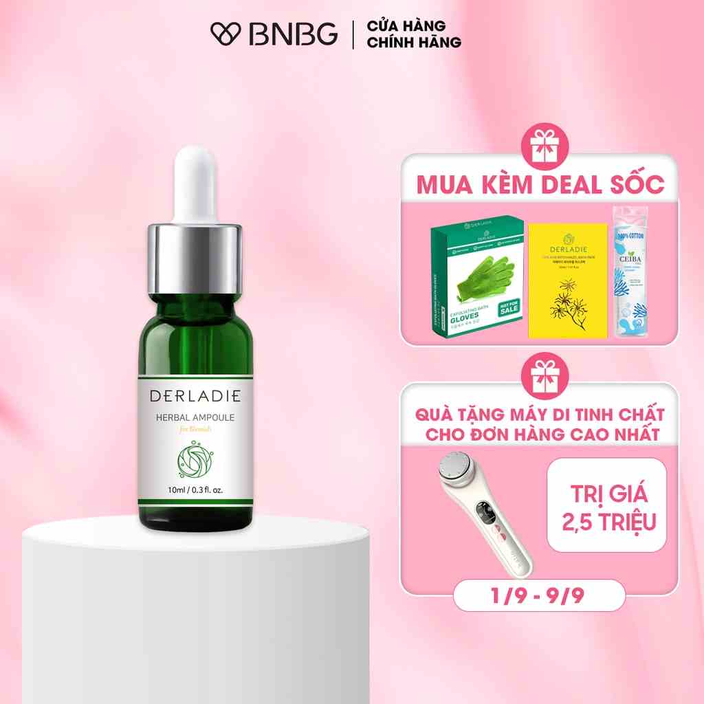 Chấm Mụn Tràm Trà Xẹp Mụn, Khô Cồi Sau 72H Derladie Herbal Ampoule For Blemish 10ML