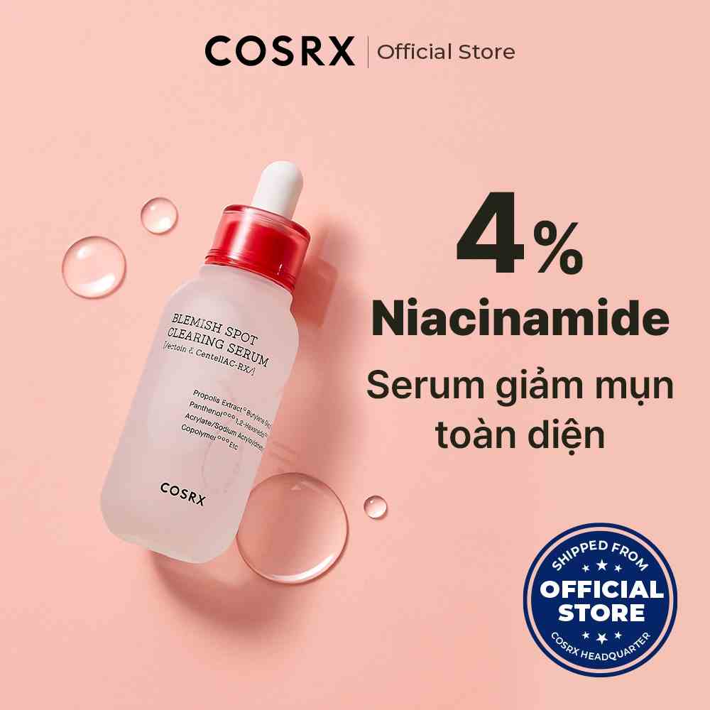 Tinh chất serum dưỡng làm mờ vết thâm COSRX AC Collection Blemish Spot Clearing Serum 40ml