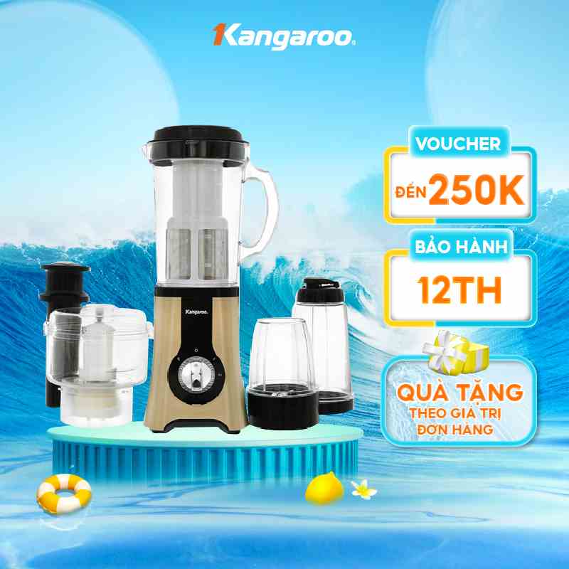 Máy xay sinh tố 4 cối đa năng Kangaroo KG4B3