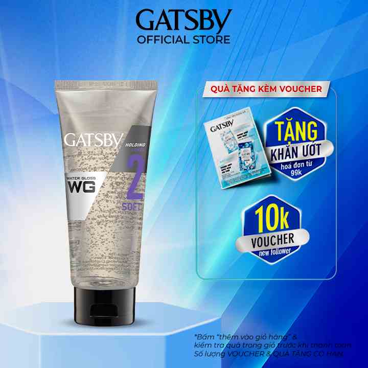 [Mã BMLTB35 giảm đến 35K đơn 99K] Gel Tạo Kiểu Tóc GATSBY Water Gloss Soft 170g