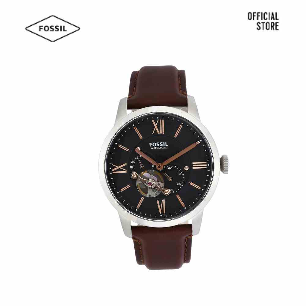 [Mã BMLTA35 giảm đến 35K đơn 99K] Đồng hồ nam Fossil dây da ME3061 - màu nâu