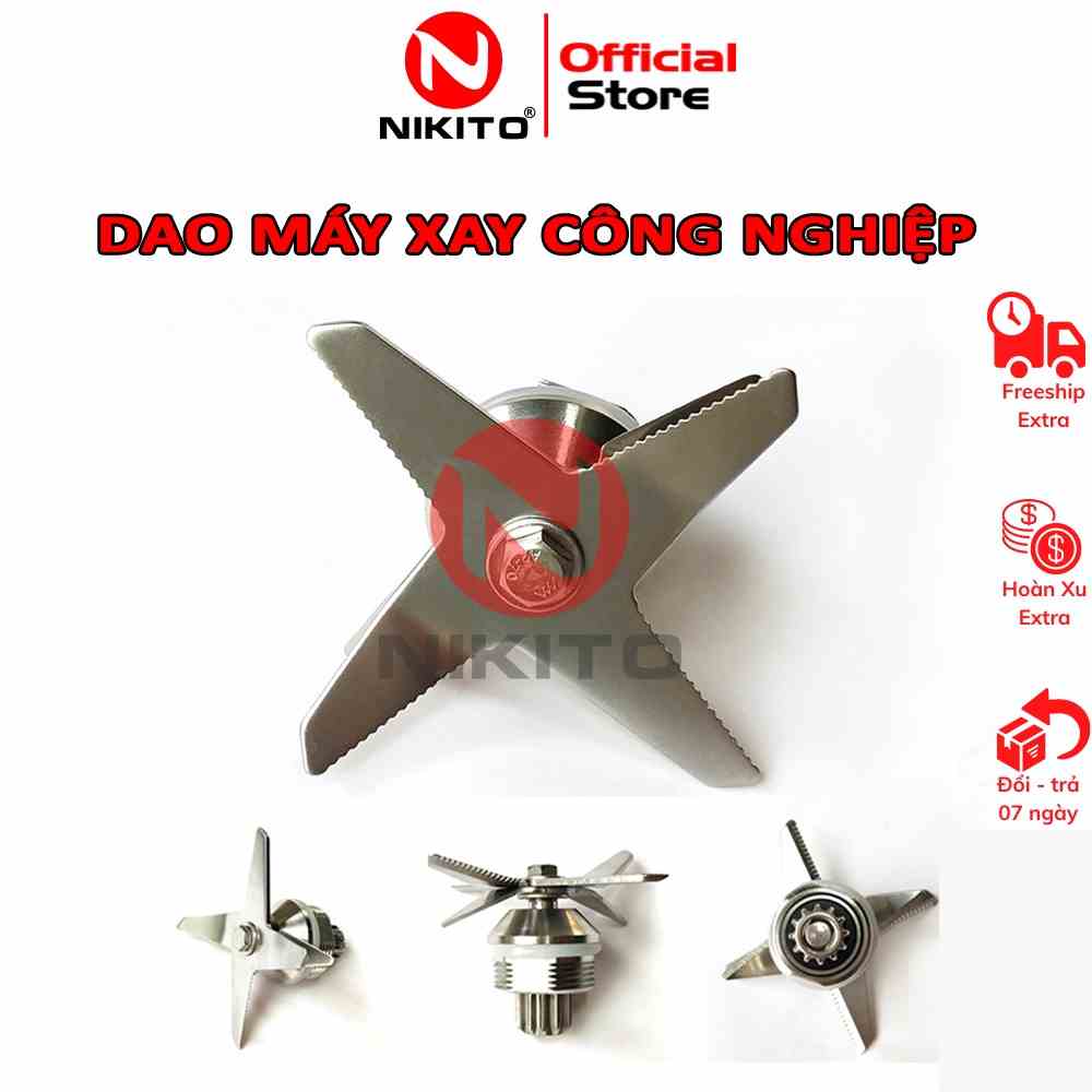 DAO XAY INOX máy xay sinh tố công nghiệp NIKITO 3L