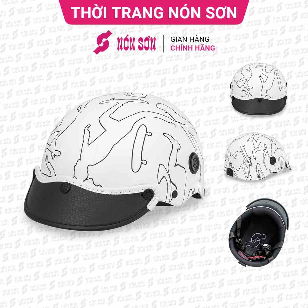 Mũ bảo hiểm lỗ thông gió NÓN SƠN chính hãng MP-TR092