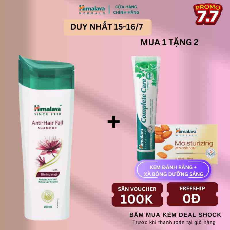 Dầu gội ngăn ngừa gàu và giảm rụng tóc Himalaya Anti Hair Fall Shampoo 200ml