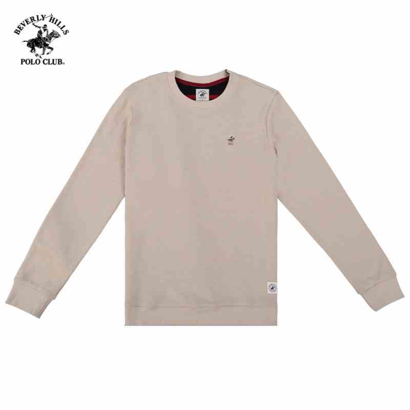 [Mã BMLTB35 giảm đến 35K đơn 99K] Beverly Hills Polo Club - Áo thun dài tay Nam Regularfit Nude NU- BHPC HMRLS20TL138