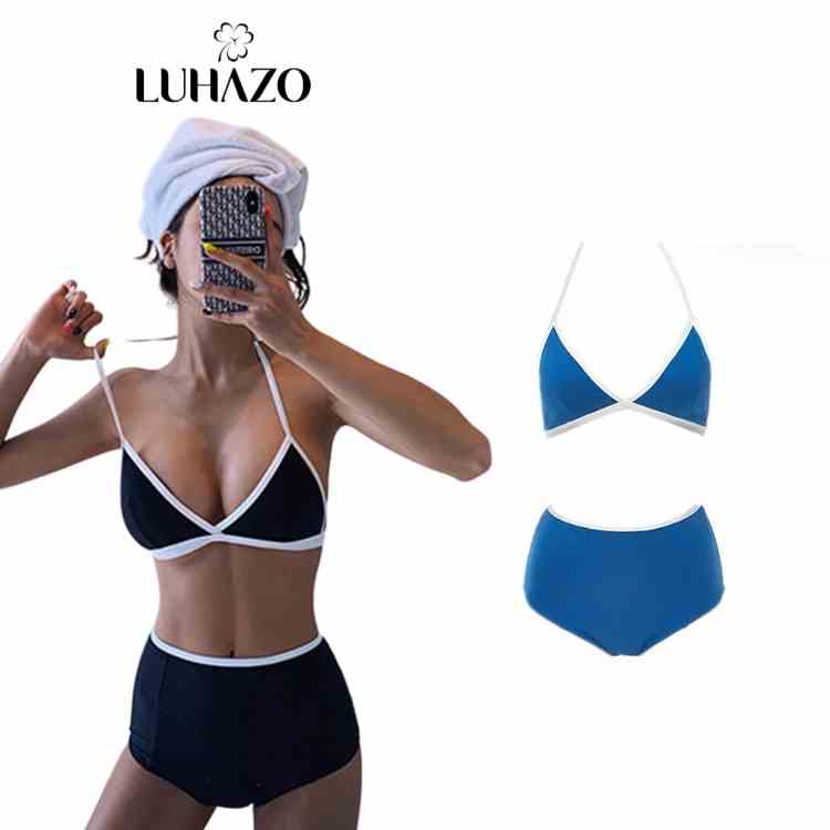 Bikini 2 mảnh LUHAZO nâng ngực 2 dây  hở lưng đồ bơi đi biển sang chảnh sexy Hàn Quốc 2593 D6T1